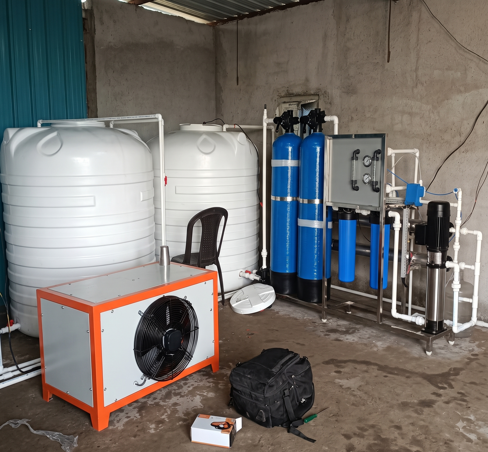 A1Aqua RO installation